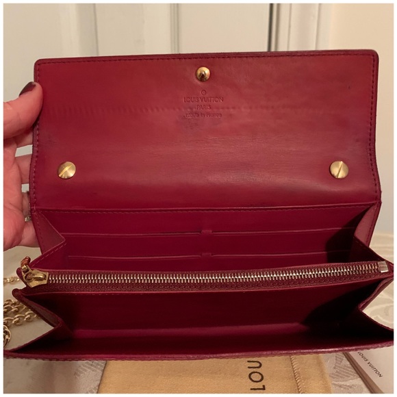 **NOT FOR SALE**Louis Vuitton Rare Dark Pink Sarah - Picture 3 of 8